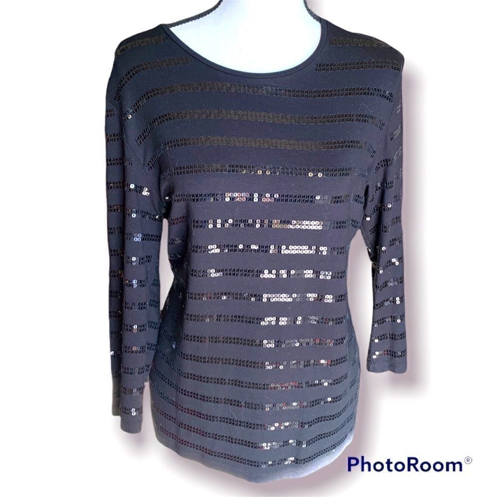 Emma James sequin top size medium